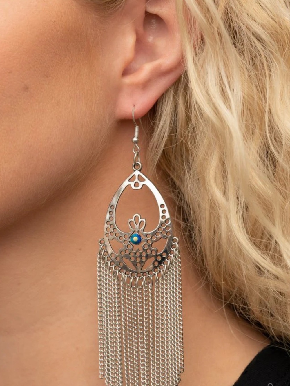 Castle Cottage Blue Earrings